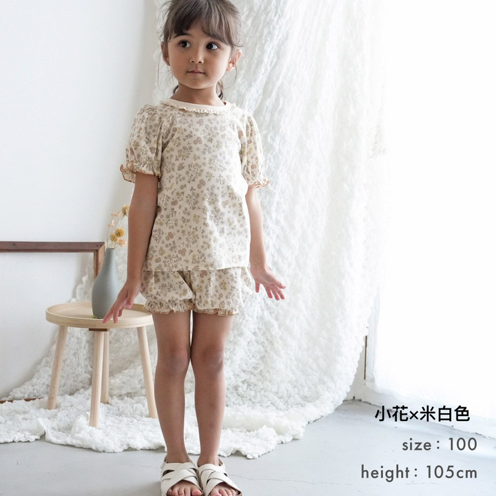 花花短袖上衣+南瓜短褲