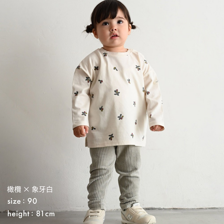 【秋冬上衣】 印花長袖T恤