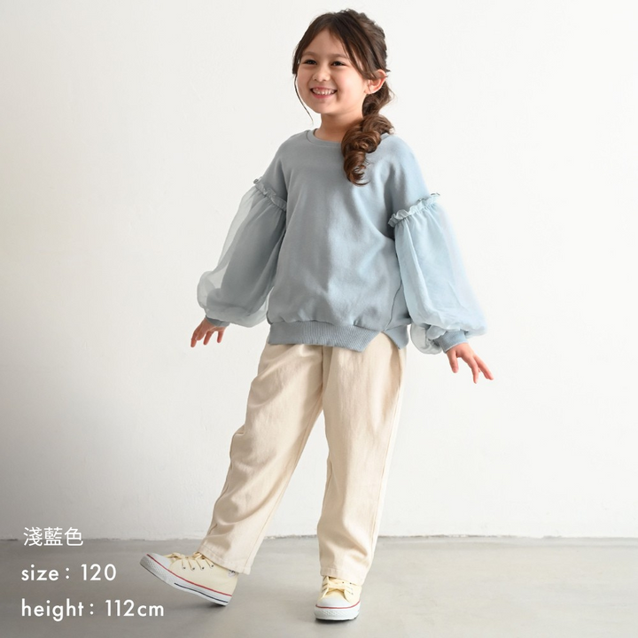 【秋冬上衣】澎袖雪紡 衛衣