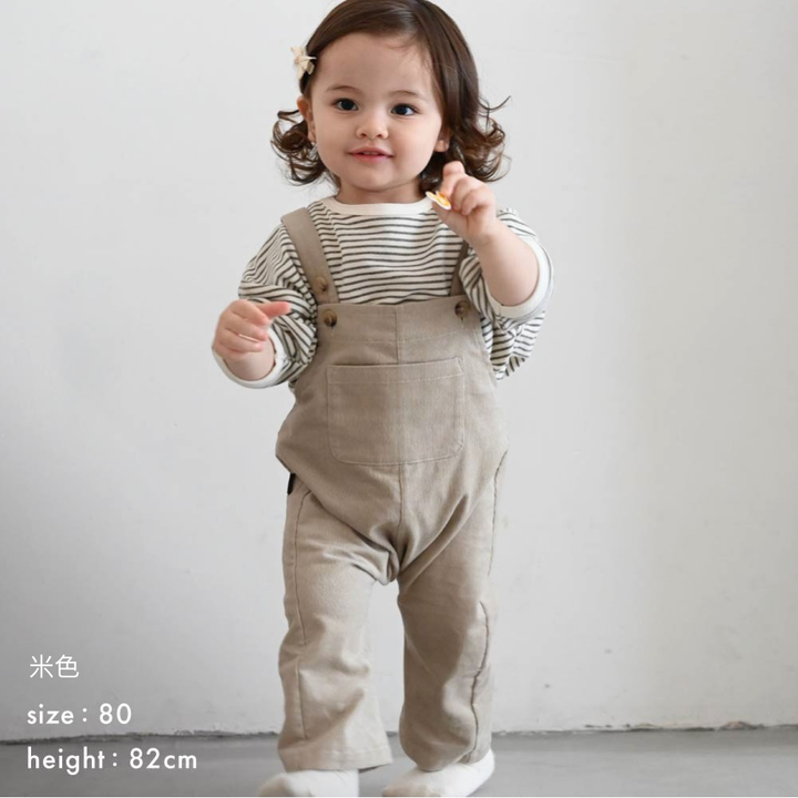 【秋冬褲子】燈芯絨 吊帶褲