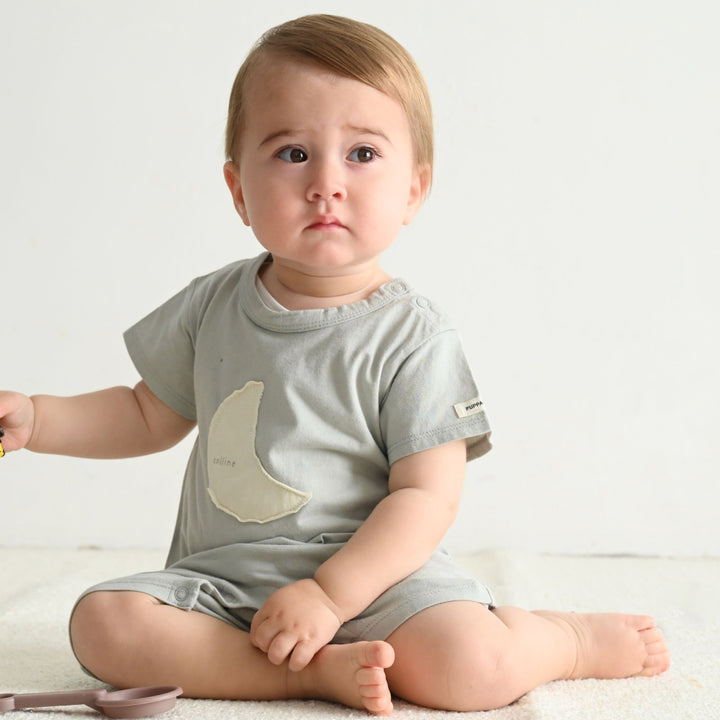 寶寶短袖連身包屁衣