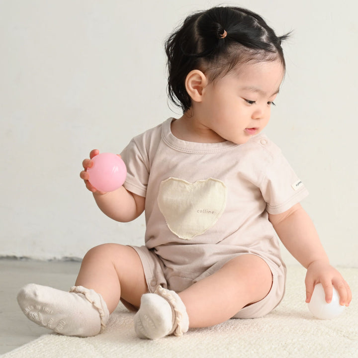 寶寶短袖連身包屁衣