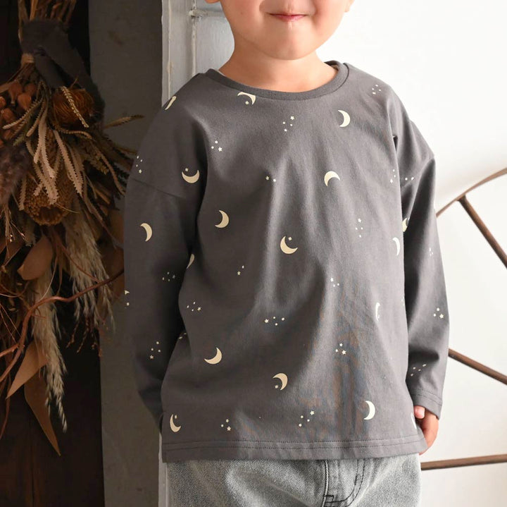 【秋冬上衣】 印花長袖T恤