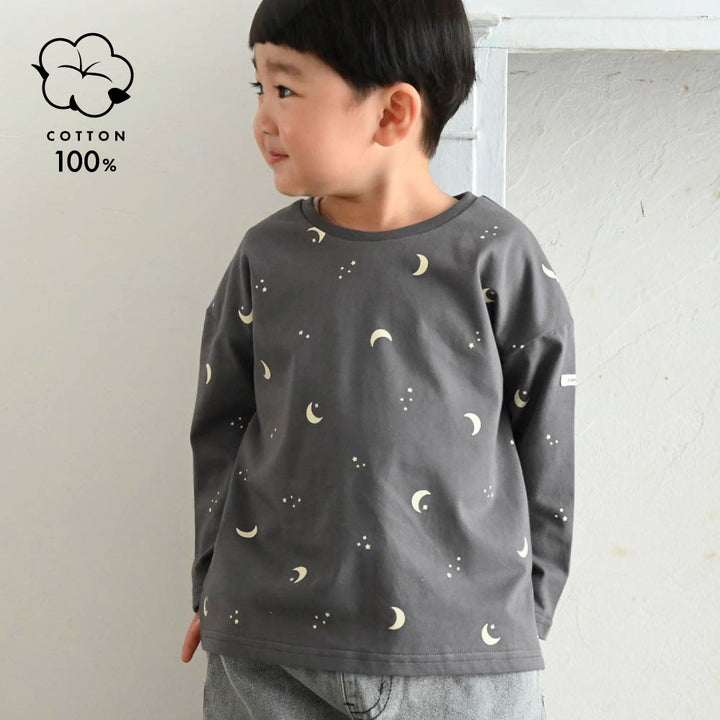 【秋冬上衣】 印花長袖T恤