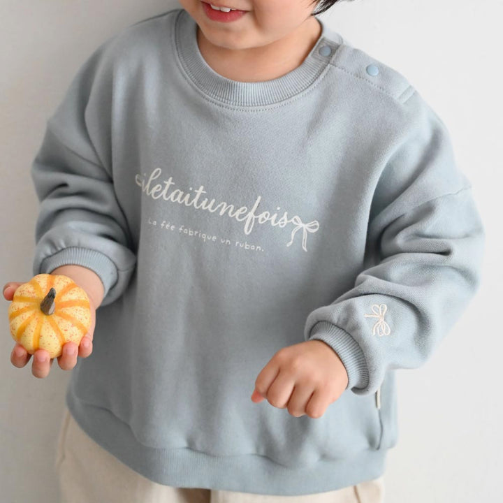 【秋冬上衣】 刺繡圖案 長袖T恤