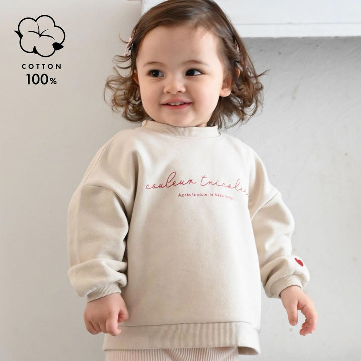 【秋冬上衣】 刺繡圖案 長袖T恤