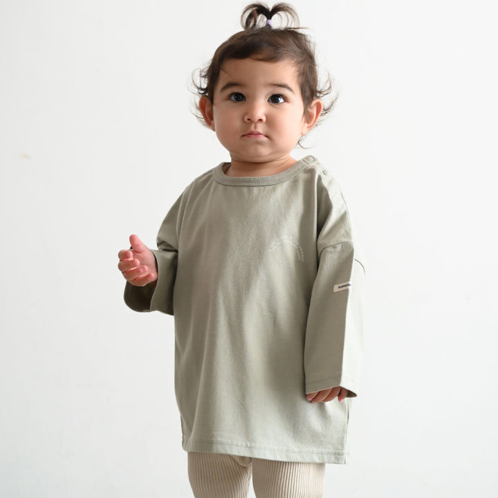 【秋冬上衣】寬鬆版型 長袖T恤