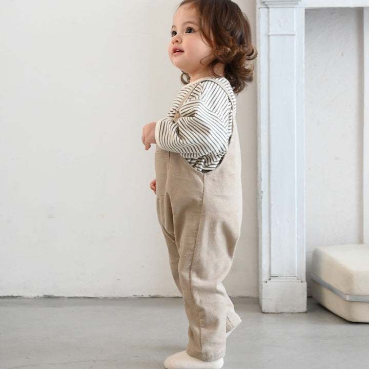 【秋冬褲子】燈芯絨 吊帶褲