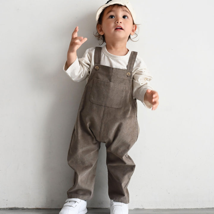 【秋冬褲子】燈芯絨 吊帶褲