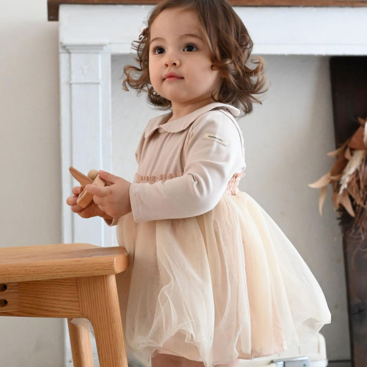 【秋冬上衣】長袖圓領連身衣