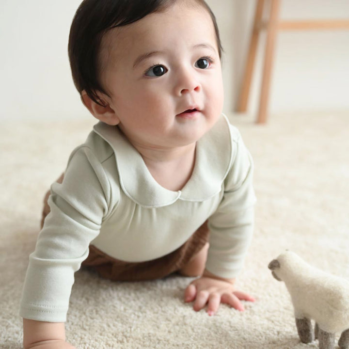 【秋冬上衣】長袖圓領連身衣