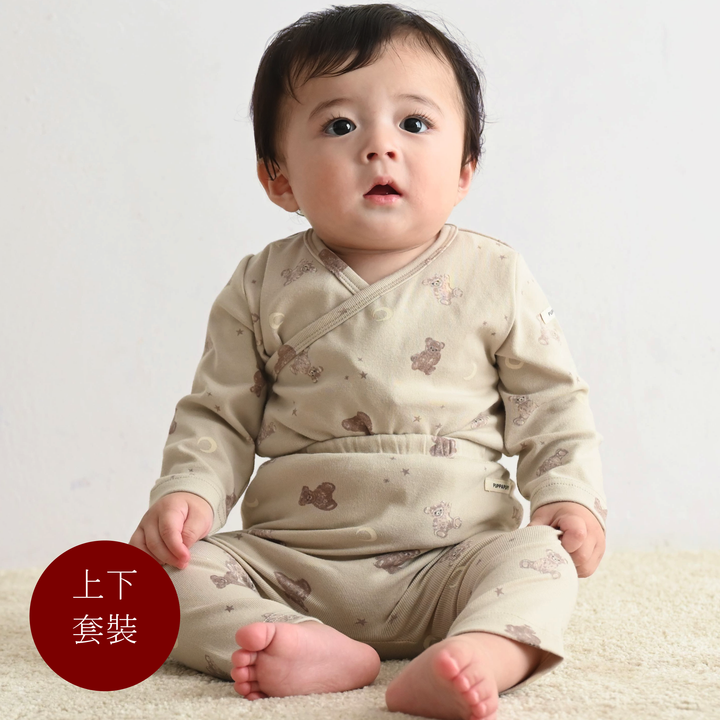 【秋冬套裝】長袖連身衣 兩件套