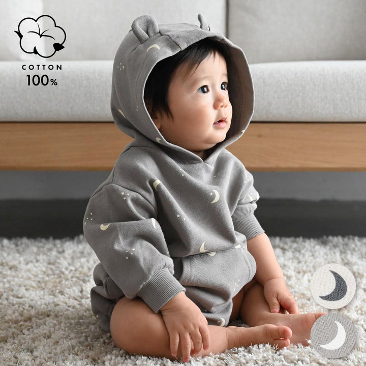 【秋冬連身衣】長袖 小熊耳朵 包屁衣