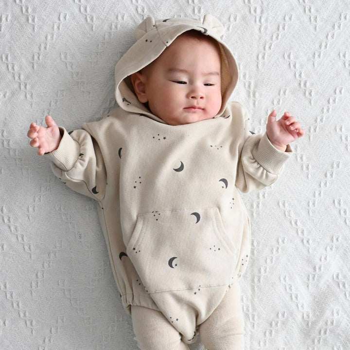 【秋冬連身衣】長袖 小熊耳朵 包屁衣