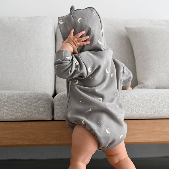 【秋冬連身衣】長袖 小熊耳朵 包屁衣