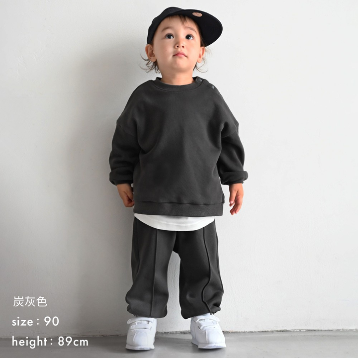 【秋冬褲子】摺線 束口棉褲