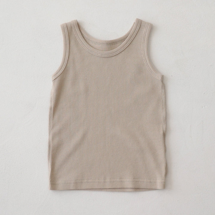兒童純棉背心(羅紋布)