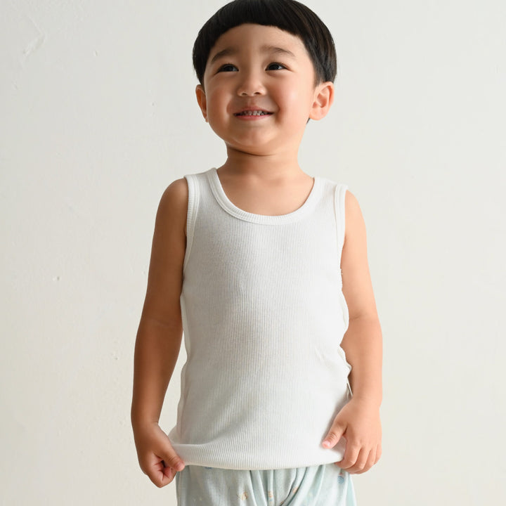 兒童純棉背心(羅紋布)