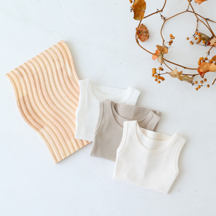 兒童純棉背心(羅紋布)