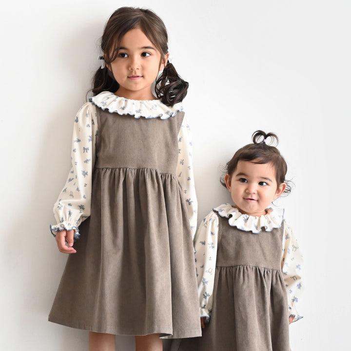 【秋冬上衣】 荷葉領 長袖 T恤