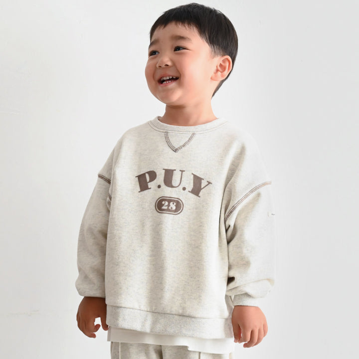 【秋冬上衣】學院風 Logo 大學衛衣