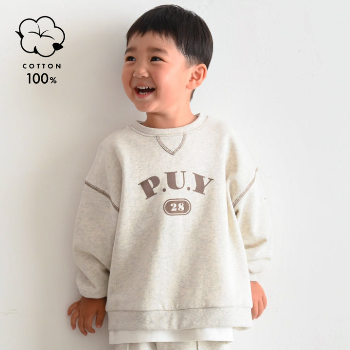 【秋冬上衣】學院風 Logo 大學衛衣