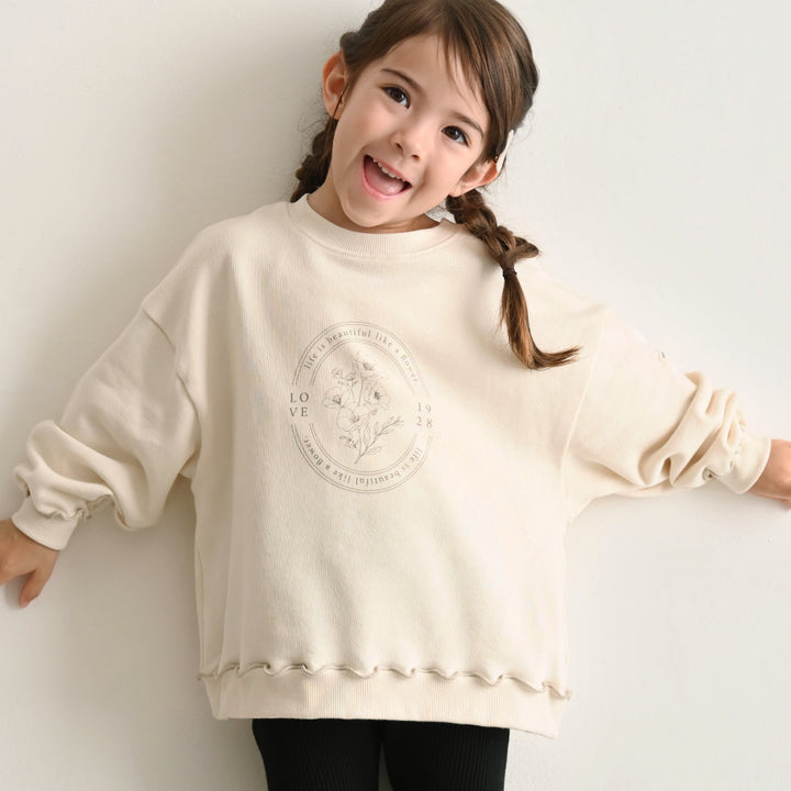 【秋冬上衣】捲邊設計 大學衛衣