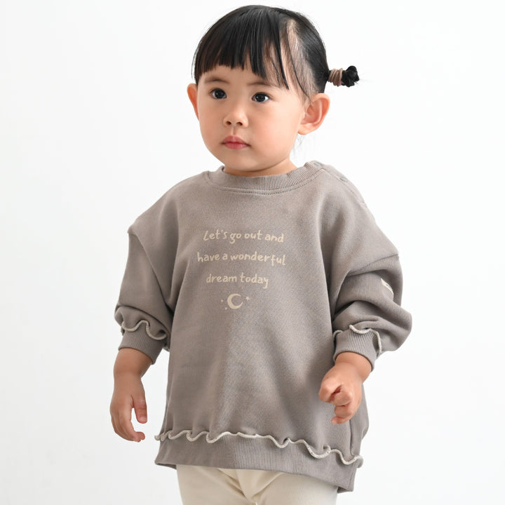 【秋冬上衣】捲邊設計 大學衛衣