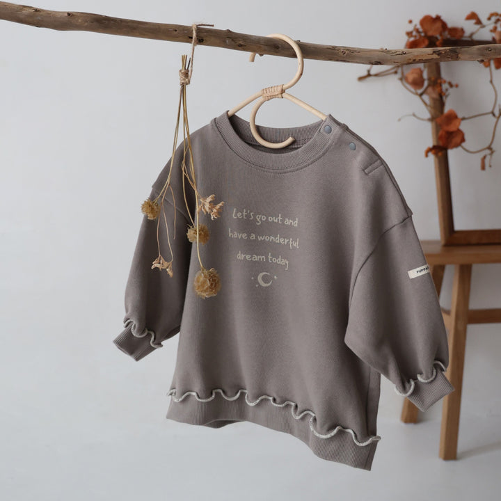 【秋冬上衣】捲邊設計 大學衛衣