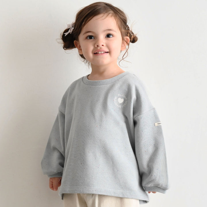 【秋冬上衣】彩色紗點 刷毛衛衣