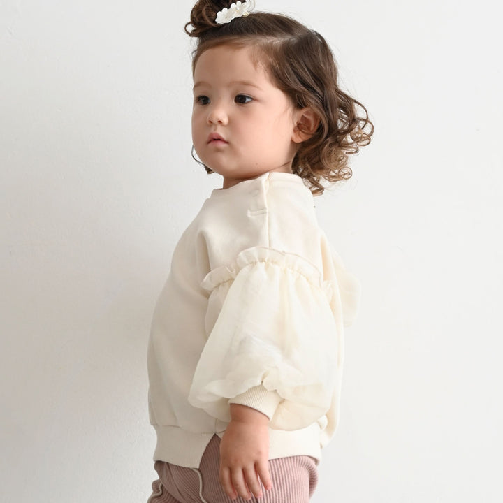 【秋冬上衣】澎袖雪紡 衛衣