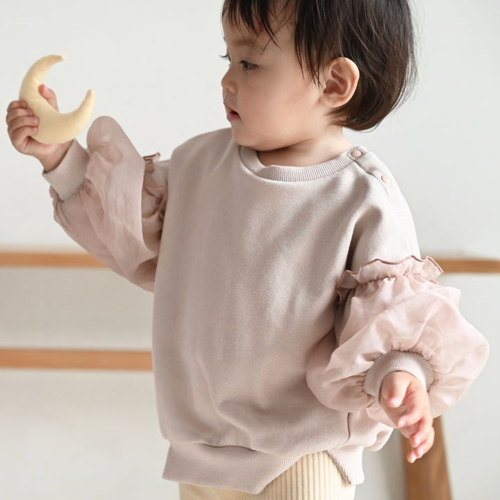 【秋冬上衣】澎袖雪紡 衛衣