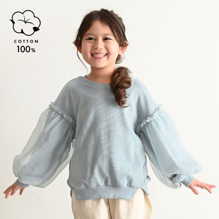 【秋冬上衣】澎袖雪紡 衛衣