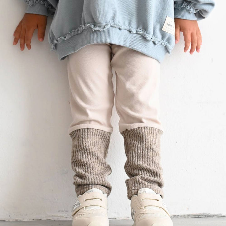 【秋冬褲子】拼接打底內搭褲