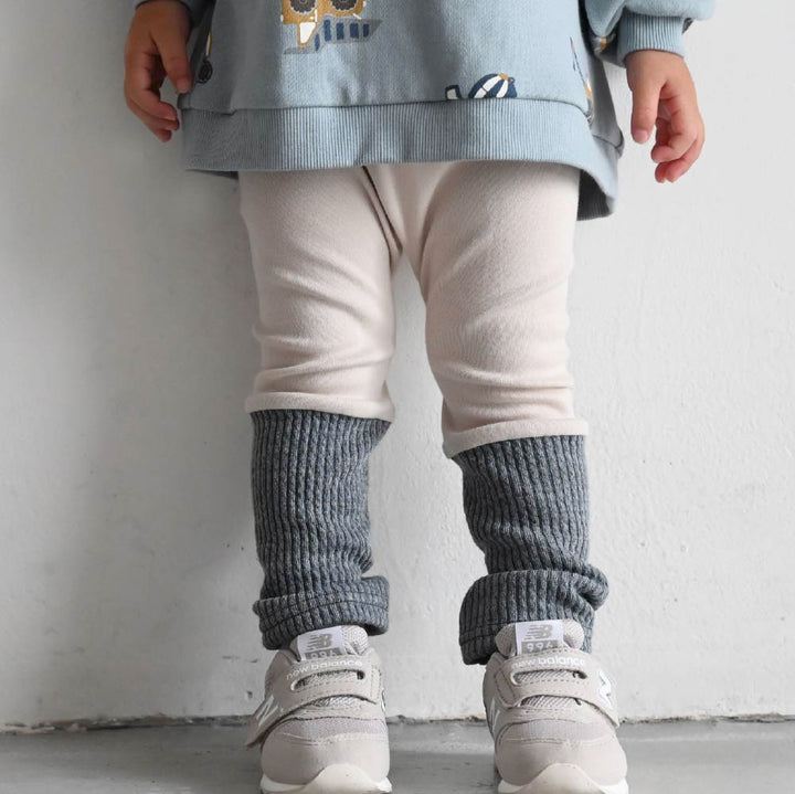 【秋冬褲子】拼接打底內搭褲