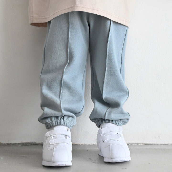 【秋冬褲子】摺線 束口棉褲