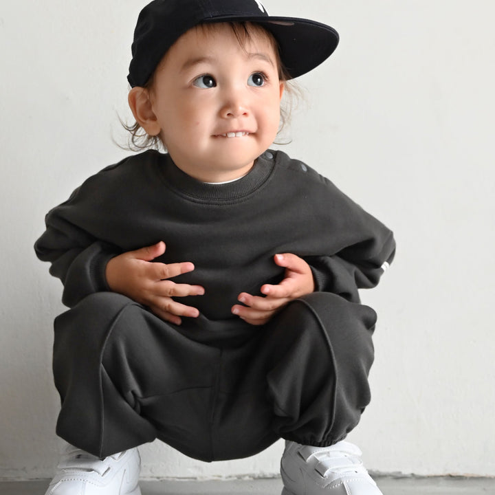 【秋冬褲子】摺線 束口棉褲