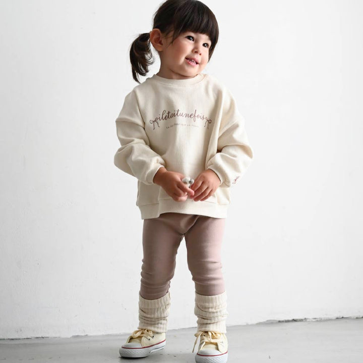 【秋冬褲子】雙色磨毛翻折 內搭褲