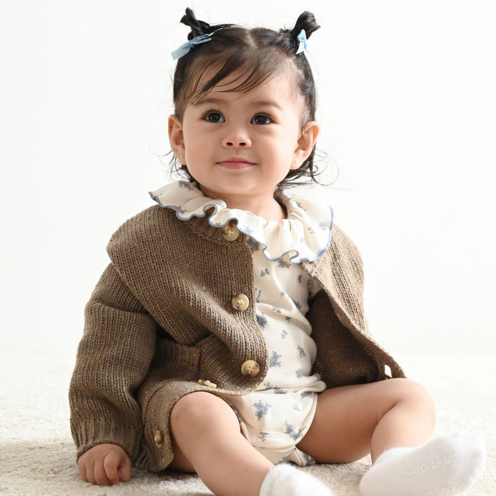 【秋冬外套】彩色紗點 針織外套