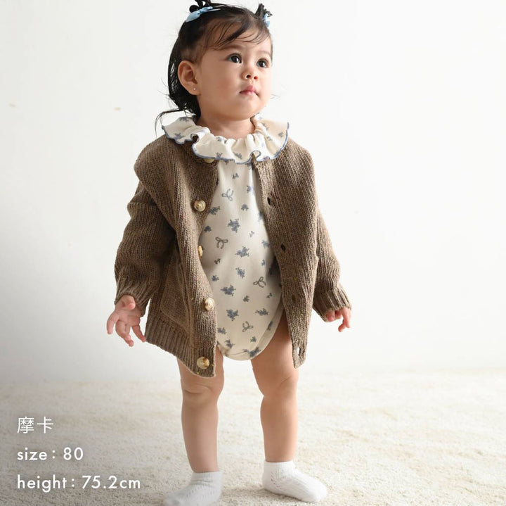 【秋冬外套】彩色紗點 針織外套