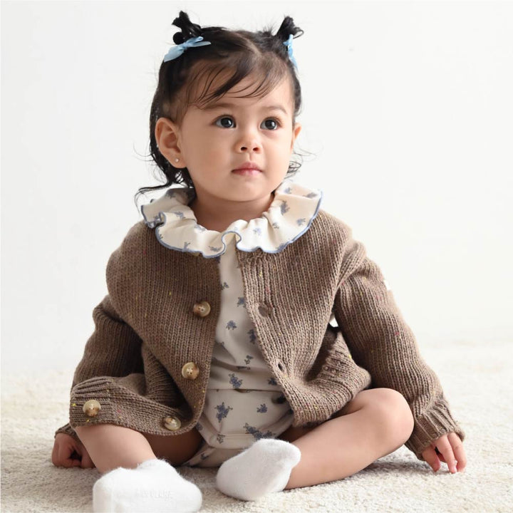 【秋冬連身衣】荷葉領長袖包屁衣