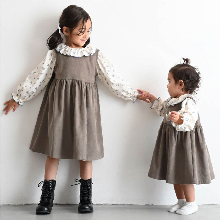 【秋冬連身衣】荷葉領長袖包屁衣