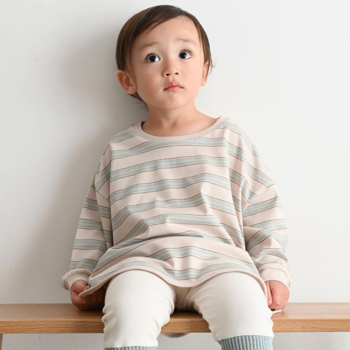 【秋冬上衣】 圓弧下擺 長袖 T恤