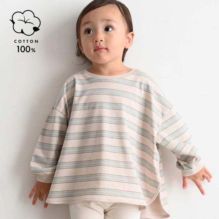 【秋冬上衣】 圓弧下擺 長袖 T恤