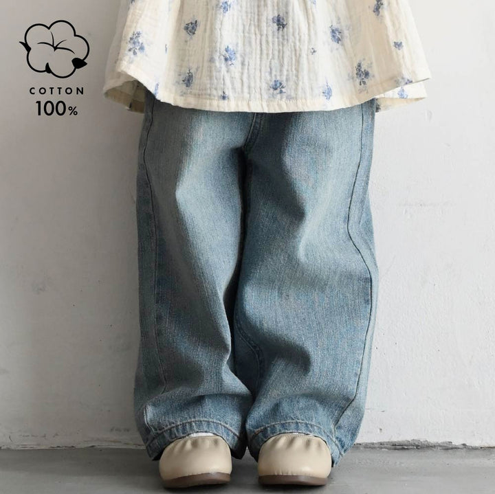 【秋冬褲子】復古刷色牛仔褲