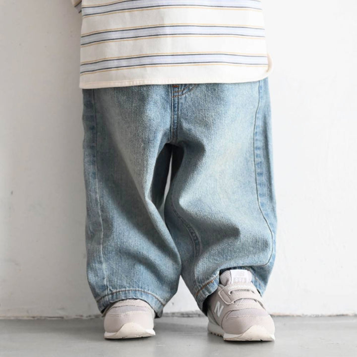 【秋冬褲子】復古刷色牛仔褲