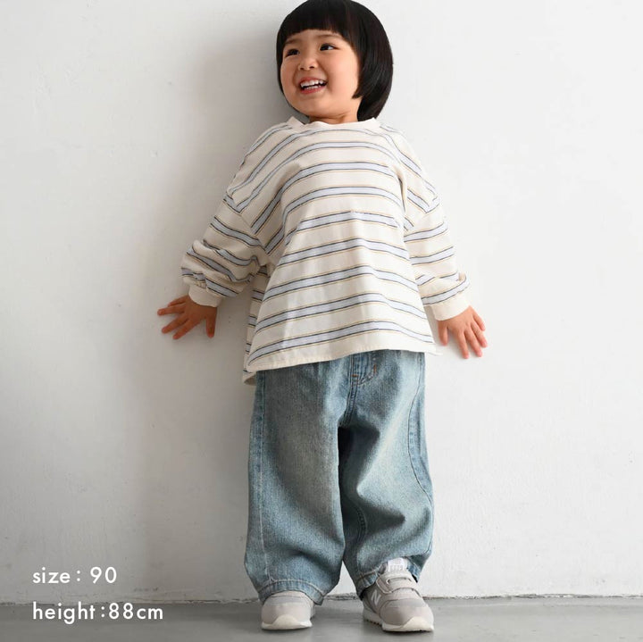 【秋冬褲子】復古刷色牛仔褲