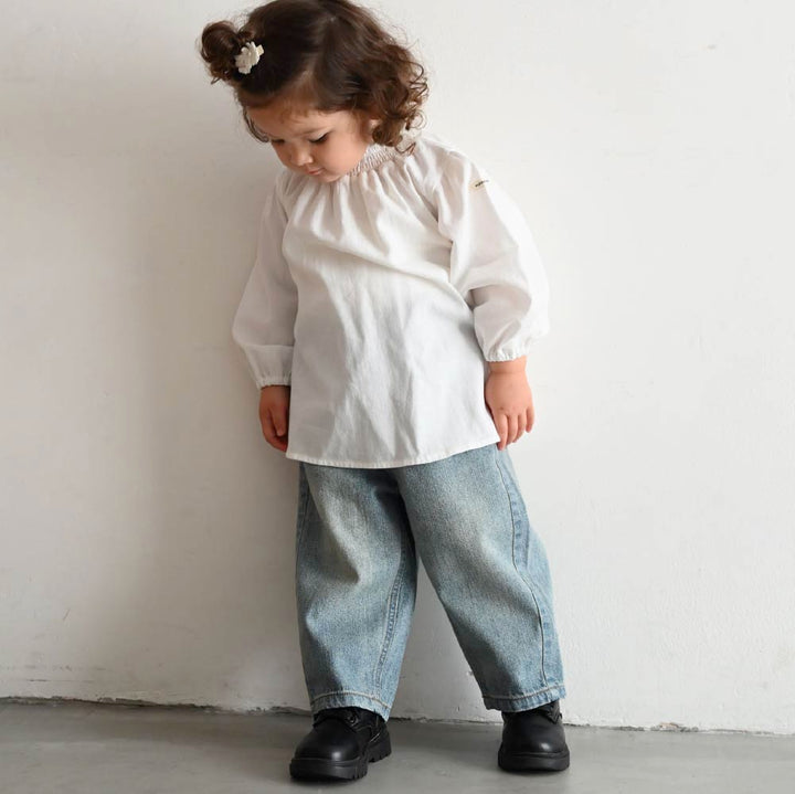 【秋冬褲子】復古刷色牛仔褲