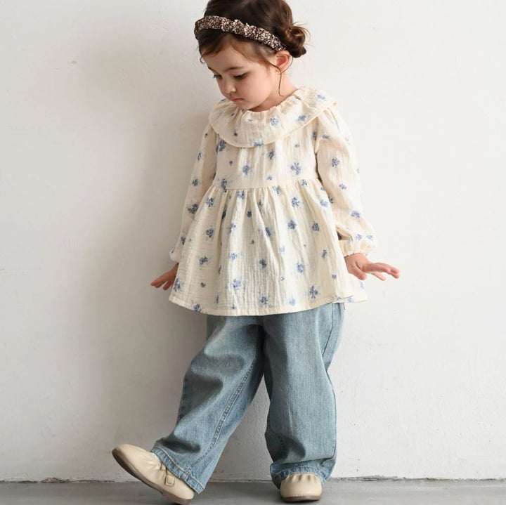 【秋冬褲子】復古刷色牛仔褲