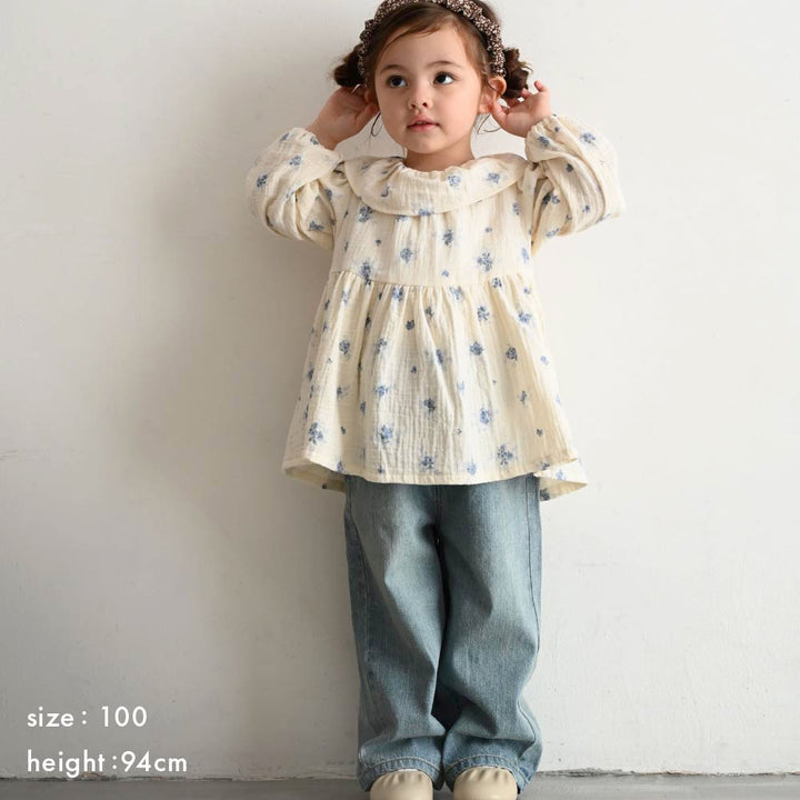 【秋冬褲子】復古刷色牛仔褲